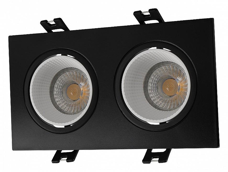 Встраиваемый светильник Denkirs Rodv1g DK3072-BK+WH 