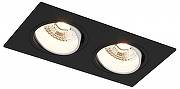 Встраиваемый светильник Denkirs Rodv1g DK3072-BK+WH цвет Белый, Черный-1