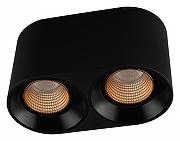 Накладной светильник Denkirs DK3040 DK3096-BK+BR цвет плафона/подвески Бронза, Черный, цвет арматуры Черный