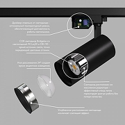 Светильник на штанге Denkirs SOLID KOPER DK6453-BK цвет плафона/подвески Черный, цвет арматуры Черный-4