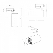 Светильник на штанге Denkirs SOLID KOPER DK6453-BK цвет плафона/подвески Черный, цвет арматуры Черный-6