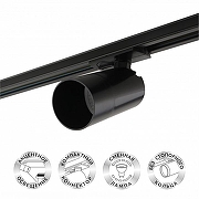 Светильник на штанге Denkirs DK6500 DK6502-BK цвет плафона/подвески Черный, цвет арматуры Черный-2