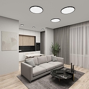 Накладной светильник Denkirs TH1N DK6524-BK цвет плафона/подвески Белый, Черный, цвет арматуры Черный-2