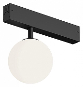 Светильник на штанге Denkirs SMART Мун DK8050-BK цвет плафона/подвески Белый, цвет арматуры Черный