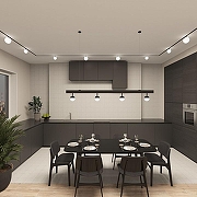 Светильник на штанге Denkirs SMART Мун DK8050-BK цвет плафона/подвески Белый, цвет арматуры Черный-5