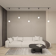 Подвесной светильник Denkirs SMART Мун DK8052-BK цвет плафона/подвески Белый, цвет арматуры Черный-2