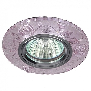 Встраиваемый светильник Эра DK LD16 DK LD16 PK/WH цвет Розовый, Хром