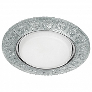 Встраиваемый светильник Эра DK LD22 DK LD22 SL/WH цвет Прозрачный, Хром