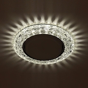 Встраиваемый светильник Эра DK LD24 DK LD24 SL/WH цвет Прозрачный, Хром-1