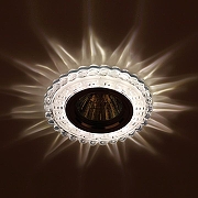 Встраиваемый светильник Эра DK LD35 DK LD35 SL/WH цвет Прозрачный, Хром-1