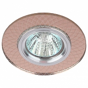 Встраиваемый светильник Эра DK LD43 DK LD43 TEA 3D цвет Хром, Шампань