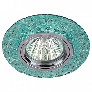 Встраиваемый светильник Эра DK LD4 DK LD4 BL/WH цвет Голубой, Хром