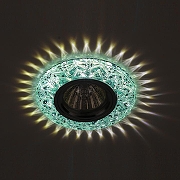 Встраиваемый светильник Эра DK LD4 DK LD4 BL/WH цвет Голубой, Хром-1