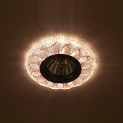 Встраиваемый светильник Эра DK LD5 DK LD5 PK/WH цвет Розовый, Хром-1