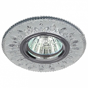 Встраиваемый светильник Эра DK LD9 DK LD9 SL/WH цвет Прозрачный, Хром