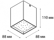 Накладной светильник Italline DL 3028 DL 3028 white 3000K цвет плафона/подвески Белый, цвет арматуры Белый-1