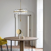 Подвесной светильник Imperiumloft DONA DONA01 цвет плафона/подвески Прозрачный, цвет арматуры Латунь-6