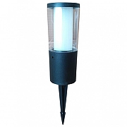 Ландшафтный светильник Fumagalli Carlo DR1.572.000.AXU1L цвет плафона/подвески Слоновая кость, Прозрачный, цвет арматуры Черный