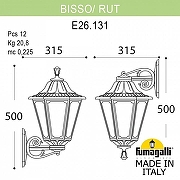 Светильник на штанге Fumagalli Rut E26.131.000.AXF1R цвет плафона/подвески Прозрачный, цвет арматуры Черный-2