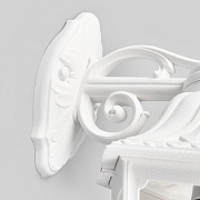 Светильник на штанге Fumagalli Rut E26.131.000.WYF1R цвет плафона/подвески Опал, цвет арматуры Белый-1