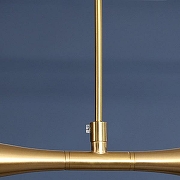 Светильник на штанге Imperiumloft FAME B fame-b-long01 цвет плафона/подвески Белый, цвет арматуры Медь-3