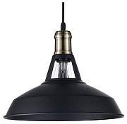 Подвесной светильник Arti Lampadari Faustino Faustino E 1.3.P1 B цвет плафона/подвески Черный, цвет арматуры Черный