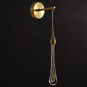 Бра Imperiumloft FIAL B fial-b-wall01 цвет плафона/подвески Прозрачный, цвет арматуры Золото