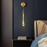 Бра Imperiumloft FIAL B fial-b-wall01 цвет плафона/подвески Прозрачный, цвет арматуры Золото-6