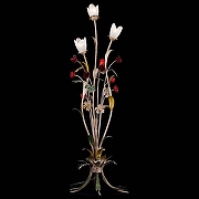 Торшер Lucia Tucci Fiori di Rose Fiori di rose F1760.3 цвет плафона/подвески Белый, цвет арматуры Разноцветный-1