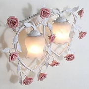 Бра Lucia Tucci Fiori di Rose Fiori di rose W110.2 цвет плафона/подвески Белый, цвет арматуры Белый, Розовый