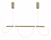 Подвесной светильник Ambrella Light FL FL10535 цвет плафона/подвески Белый, цвет арматуры Латунь-1