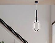 Подвесной светильник Ambrella Light FL FL10577 цвет плафона/подвески Белый, Черный, цвет арматуры Черный-9