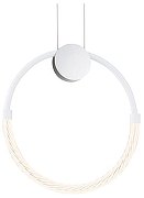 Подвесной светильник Ambrella Light FL FL10592 цвет плафона/подвески Белый, Прозрачный, цвет арматуры Белый, Хром