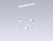 Подвесной светильник Ambrella Light FL FL10595 цвет плафона/подвески Белый, Прозрачный, цвет арматуры Белый, Хром-1