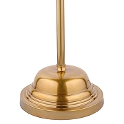 Торшер Covali FL-30735 цвет плафона/подвески Прозрачный, цвет арматуры Латунь-2