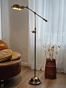 Торшер Covali FL-30735 цвет плафона/подвески Прозрачный, цвет арматуры Латунь-5