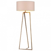 Торшер Covali FL-33001 цвет плафона/подвески Белый, цвет арматуры Латунь