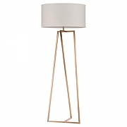 Торшер Covali FL-33001 цвет плафона/подвески Белый, цвет арматуры Латунь-1