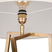 Торшер Covali FL-33001 цвет плафона/подвески Белый, цвет арматуры Латунь-4