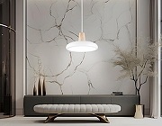 Подвесной светильник Ambrella Light FL FL4838 цвет плафона/подвески Белый, цвет арматуры Белый, Коричневый-7