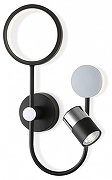 Бра с подсветкой Ambrella Light FL FL51601 цвет плафона/подвески Хром, Черный, цвет арматуры Черный