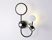 Бра с подсветкой Ambrella Light FL FL51601 цвет плафона/подвески Хром, Черный, цвет арматуры Черный-2