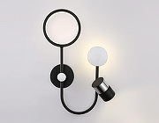 Бра с подсветкой Ambrella Light FL FL51601 цвет плафона/подвески Хром, Черный, цвет арматуры Черный-3
