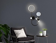 Бра с подсветкой Ambrella Light FL FL51601 цвет плафона/подвески Хром, Черный, цвет арматуры Черный-6