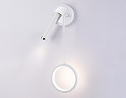 Бра с подсветкой Ambrella Light FL FL51651 цвет плафона/подвески Белый, Хром, цвет арматуры Белый, Хром-1