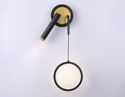 Бра с подсветкой Ambrella Light FL FL51652 цвет плафона/подвески Черный, Золото, цвет арматуры Золото, Черный-2