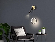 Бра с подсветкой Ambrella Light FL FL51652 цвет плафона/подвески Черный, Золото, цвет арматуры Золото, Черный-7