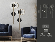 Бра Ambrella Light FL FL5192 цвет плафона/подвески Белый, цвет арматуры Золото, Черный-4