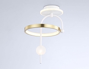 Светильник на штанге Ambrella Light FL FL66422 цвет плафона/подвески Белый, Золото, цвет арматуры Белый-3