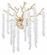 Бра Freya Mineral FR1010WL-03G цвет плафона/подвески Прозрачный, цвет арматуры Золото